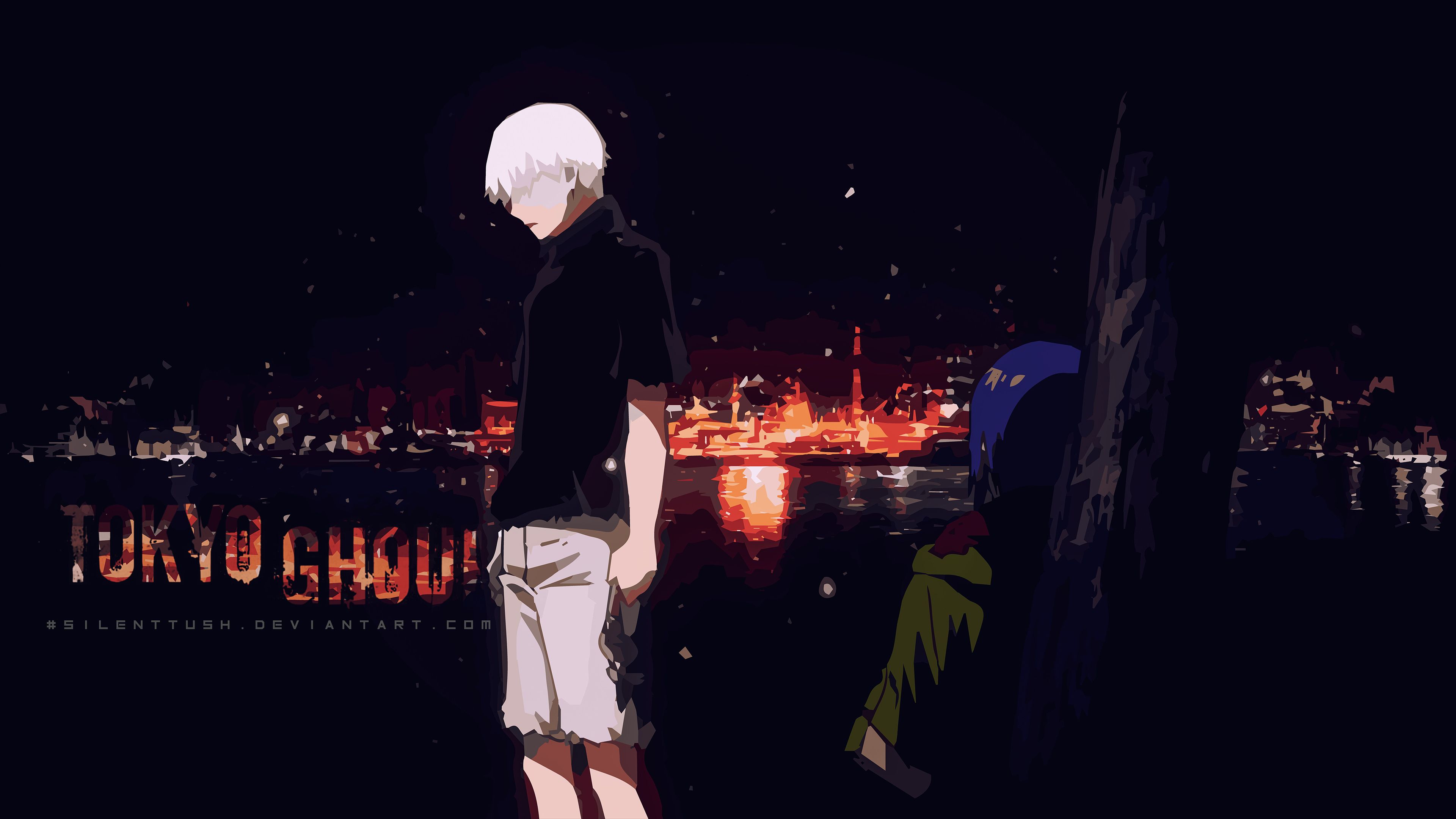 Tokyo Ghoul anime wallpaper with high-resolution 1920x1080 pixel. You can use this wallpaper for your Windows and Mac OS computers as well as your Android and iPhone smartphones - Tokyo Ghoul