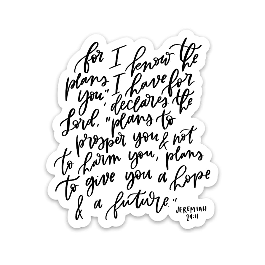 For I know the plans I have for you, declares the Lord, plans to prosper you and not to harm you, plans to give you a hope and a future. - Christian iPhone