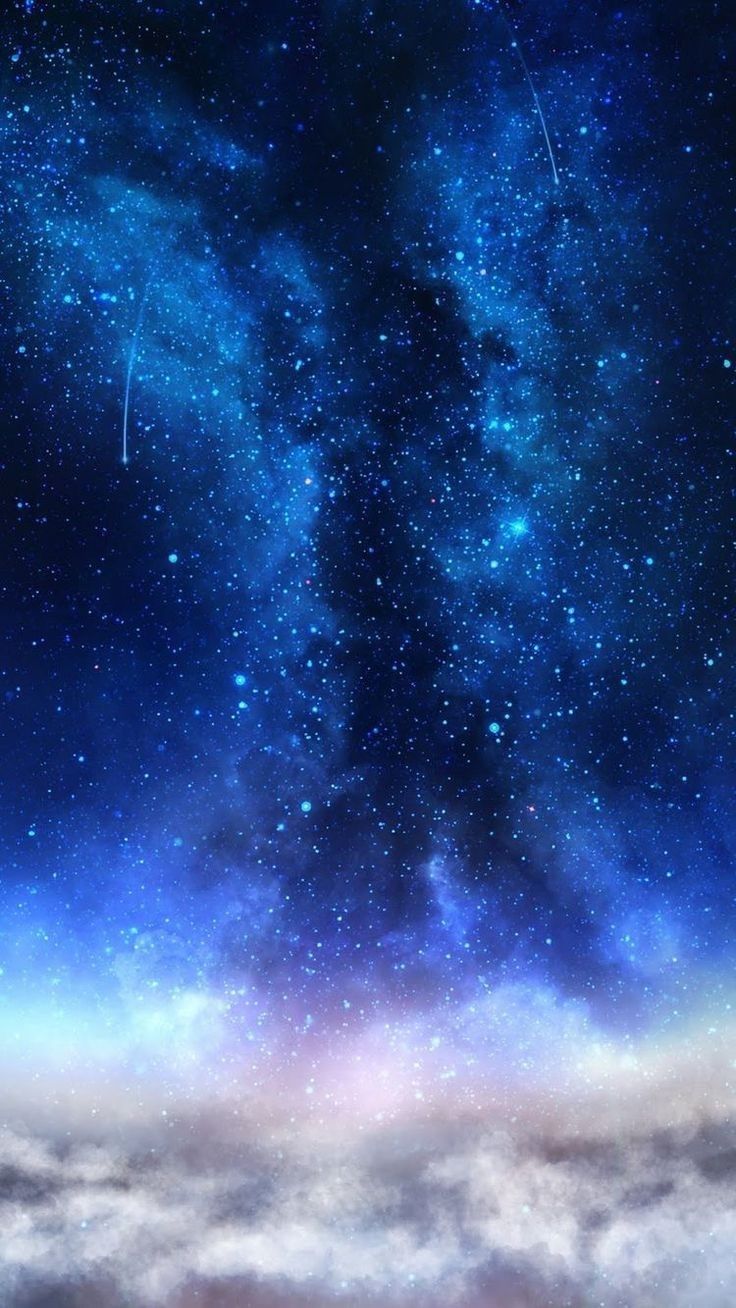 IPhone wallpaper of a starry night sky - Galaxy