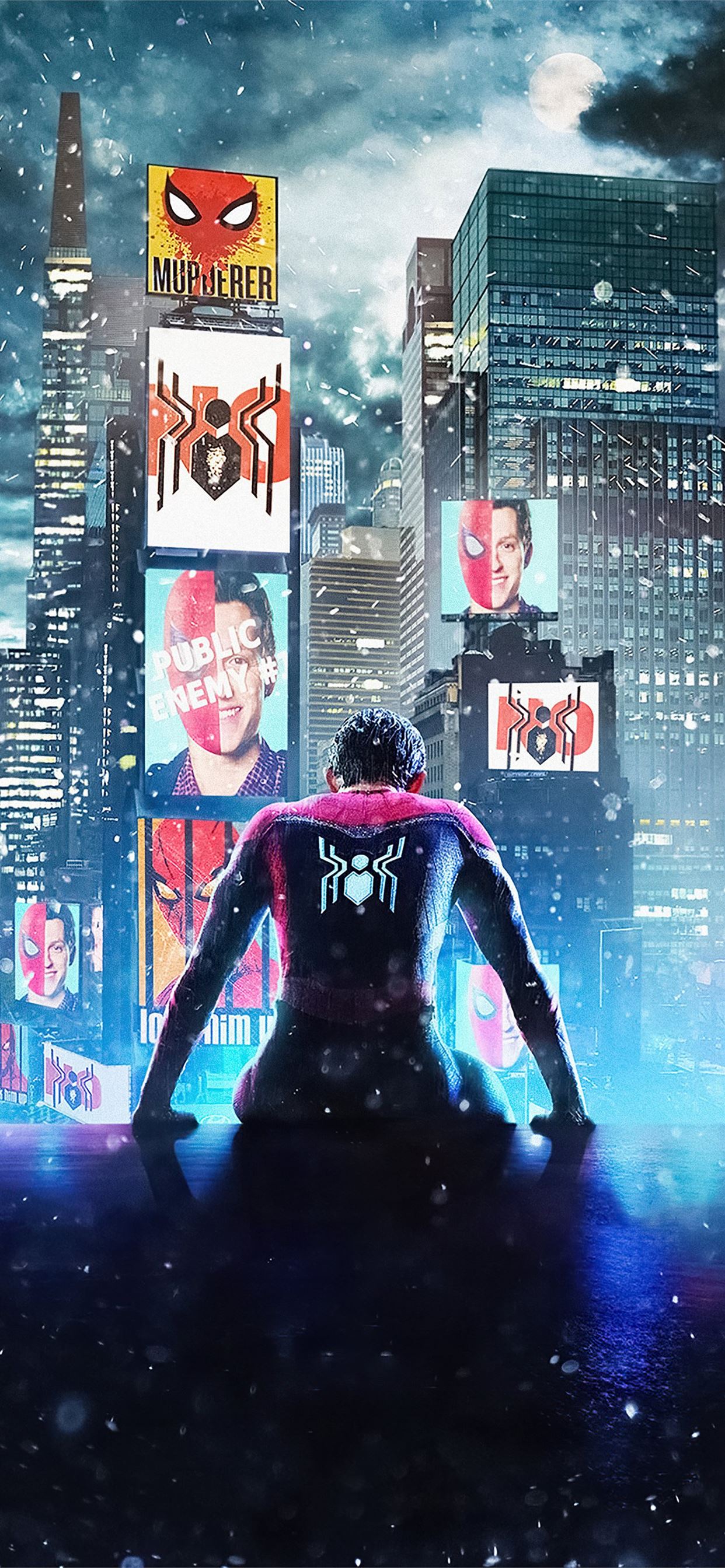 tom holland spiderman no way home iPhone Wallpaper Free Download