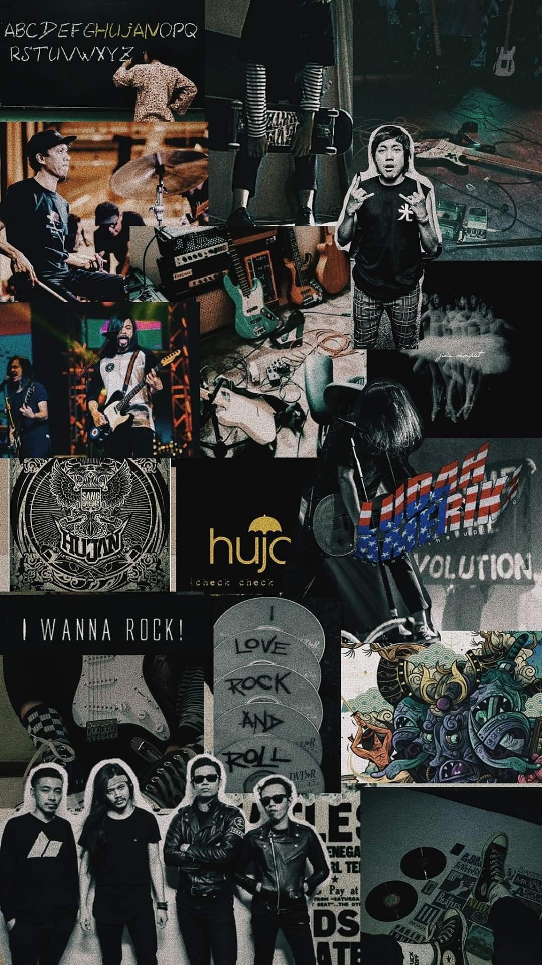 A collage of my favorite band, My Chemical Romance - Rock, punk