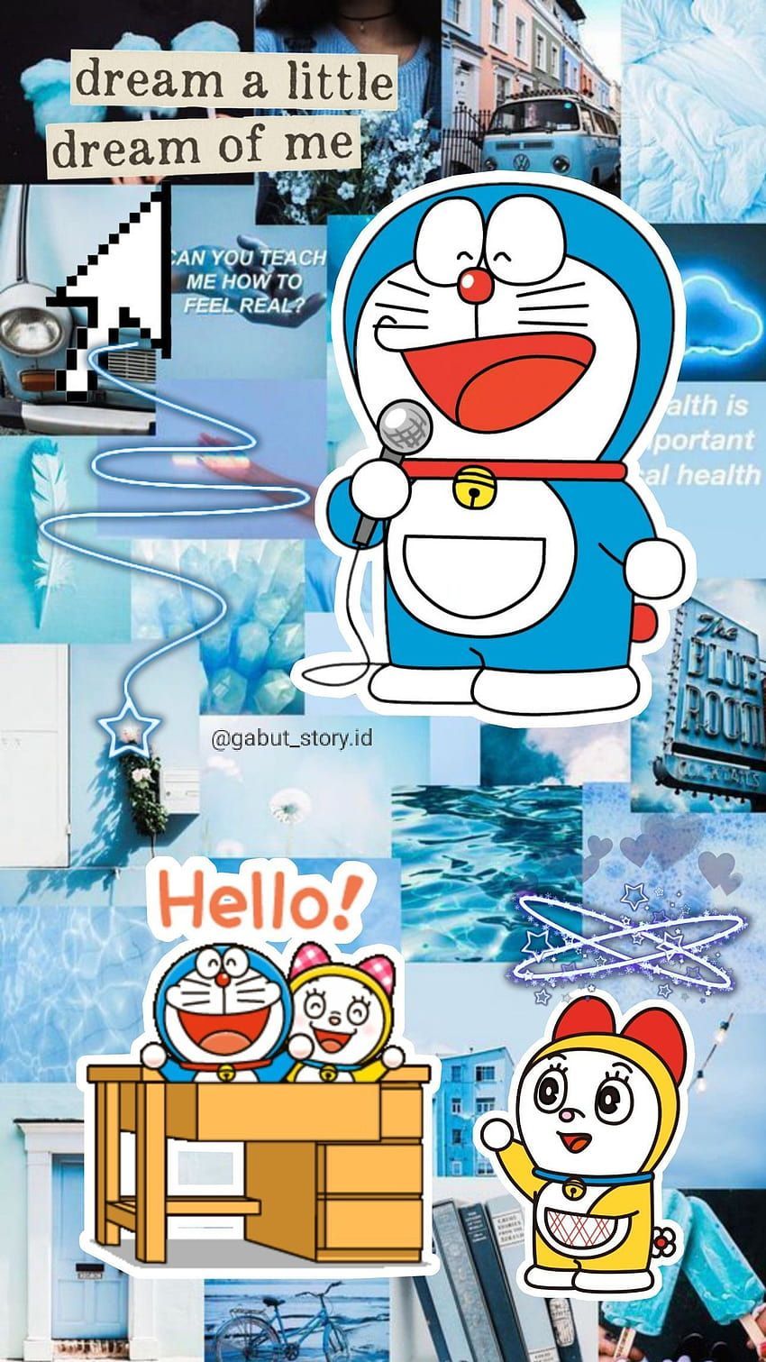 Doraemon aesthetic tumblr HD wallpaper