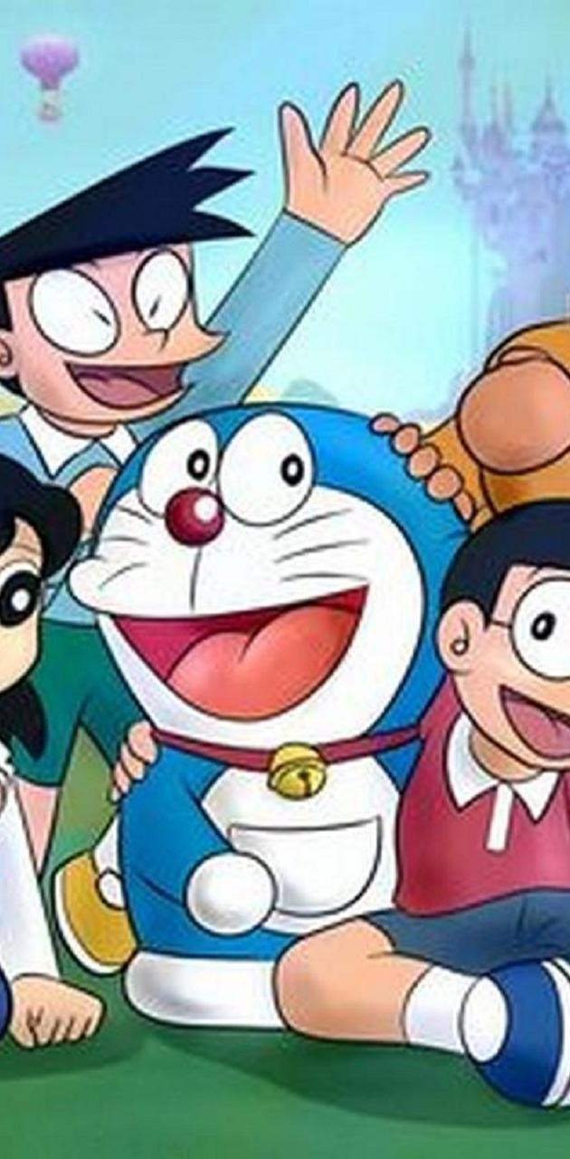 Doraemon Cartoon iPhone Wallpaper with high-resolution 1080x1920 pixel. You can use this wallpaper for your iPhone 5, 6, 7, 8, X, XS, XR backgrounds, Mobile Screensaver, or iPad Lock Screen - Doraemon