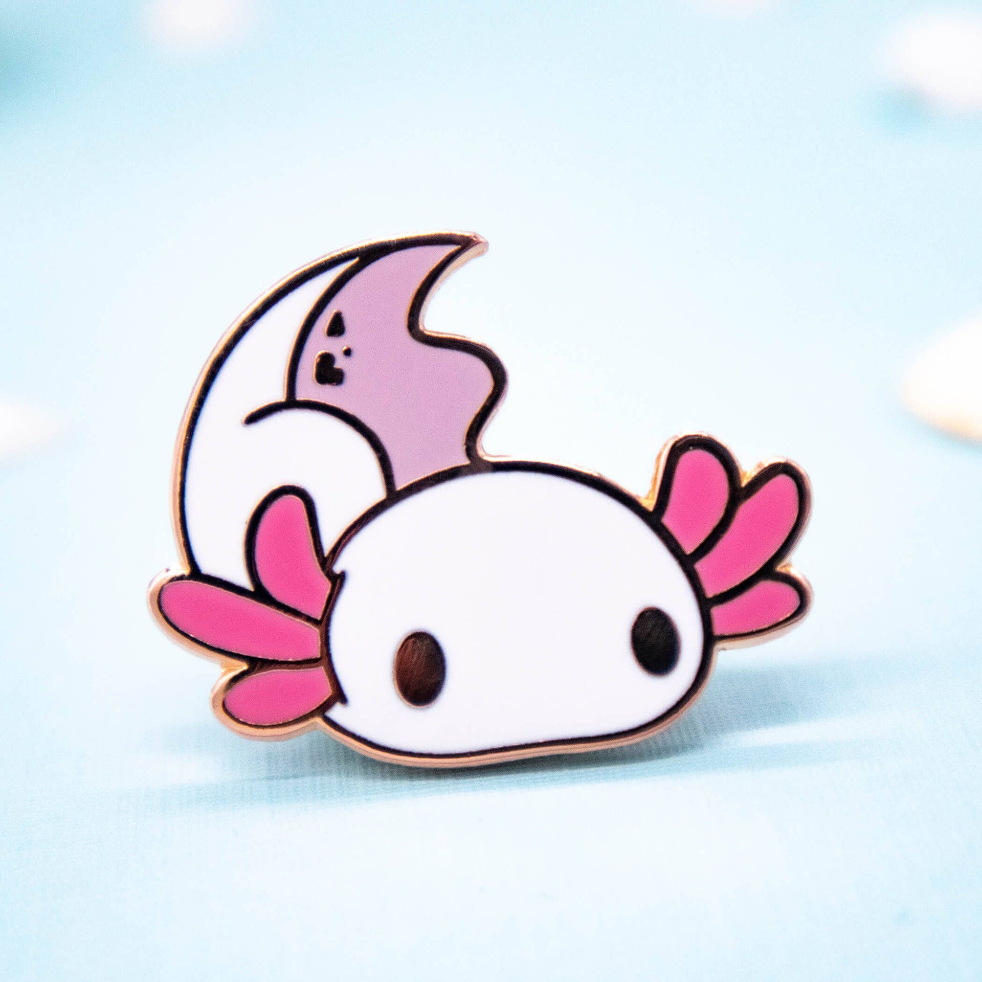 Download Cartoon Axolotl Sticker Wallpaper