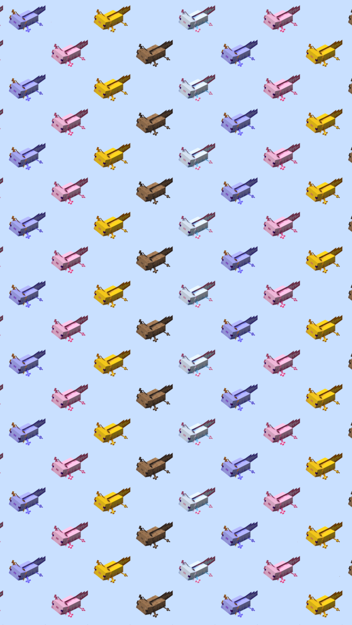 A pattern of airplanes on blue background - Axolotl