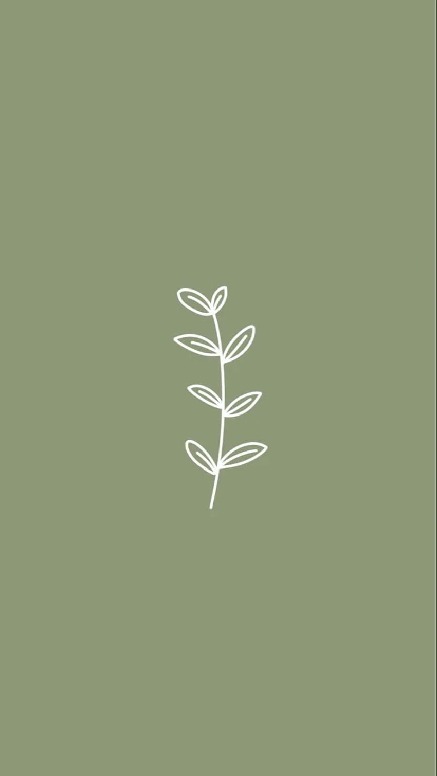 A simple logo for an herbal company - Green, sage green, light green
