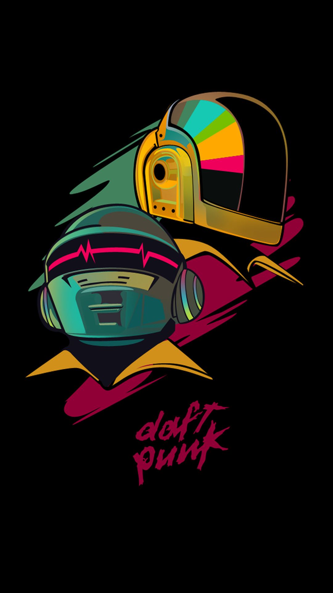 Daft Punk Wallpaper for iPhone Pro Max, X, 6