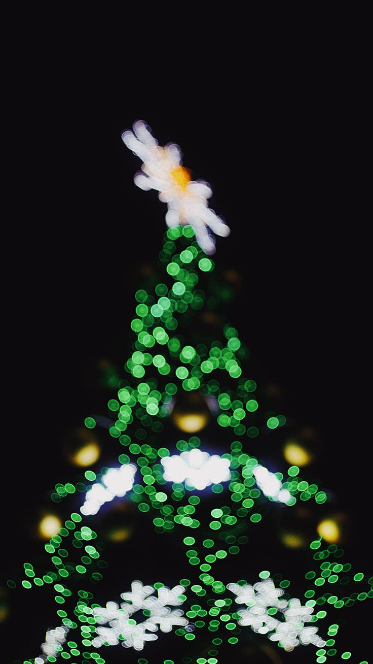 A Christmas tree made out of lights. - Christmas, Christmas lights