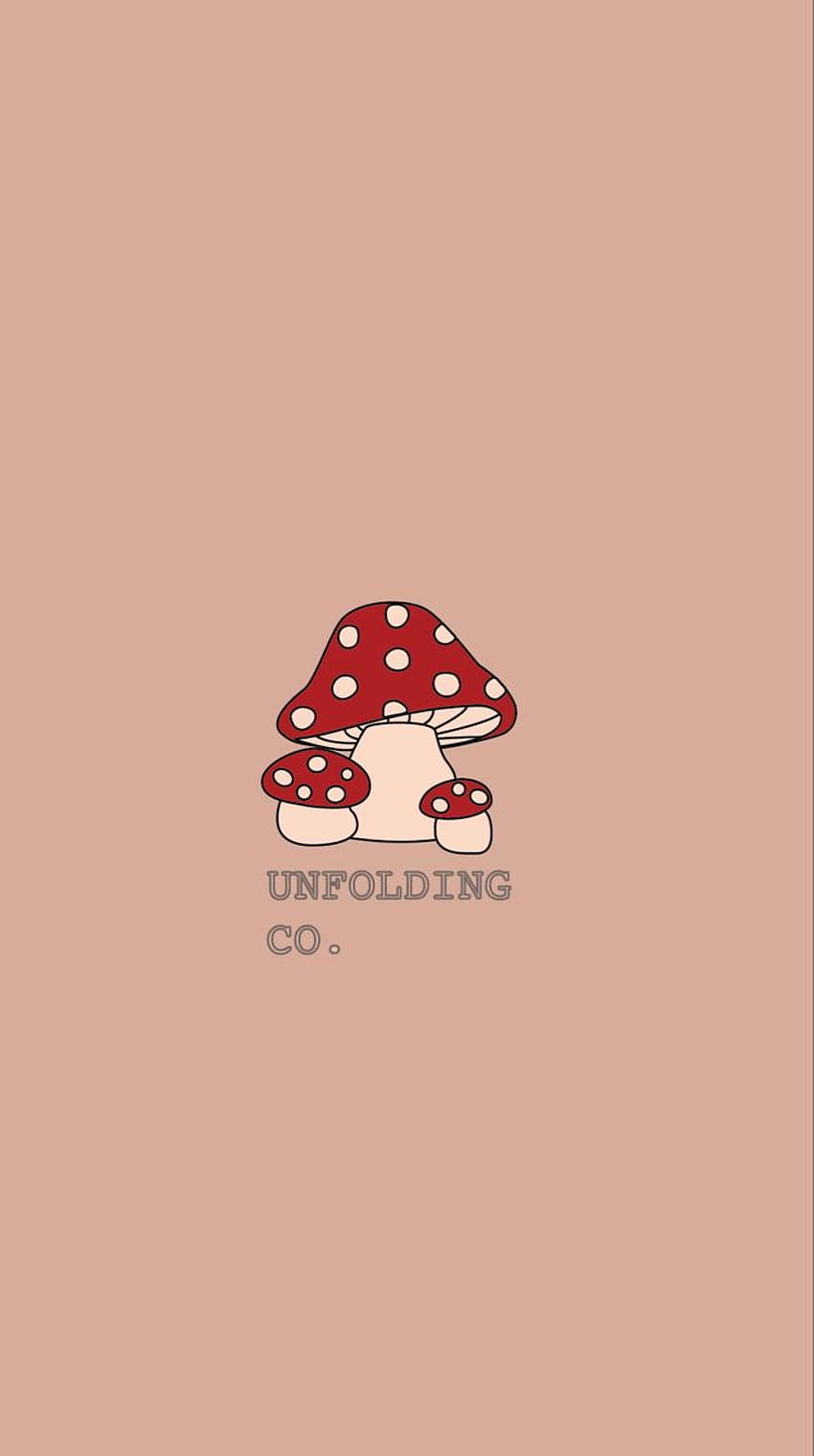 Unfolding co. Mushroom, cute aesthetic mushroom HD phone wallpaper