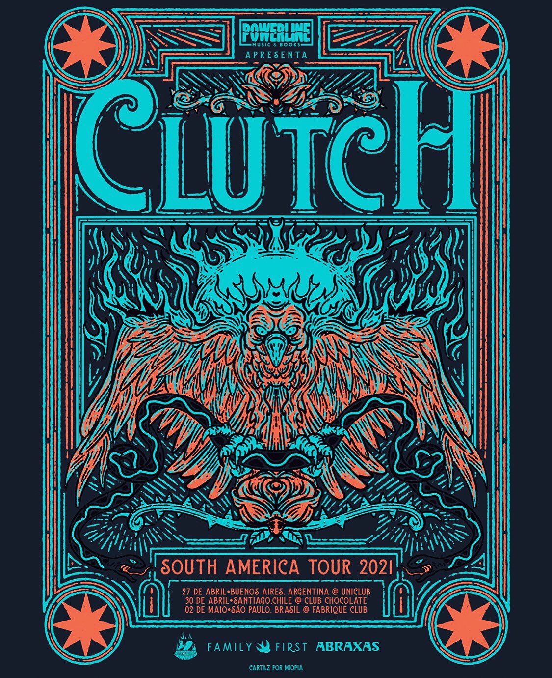 The poster for clutch's tour - Punk
