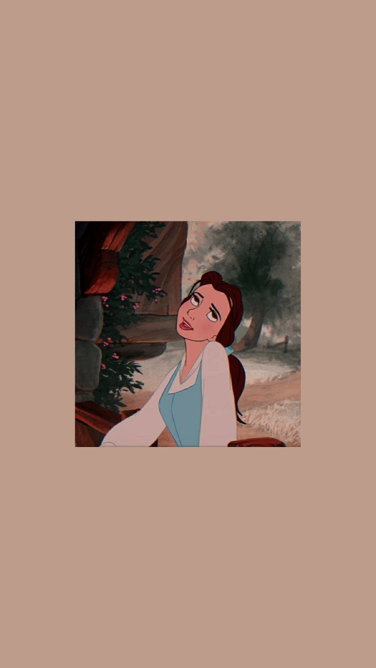 Belle beauty and the beast disney aesthetic wallpaper background - Princess