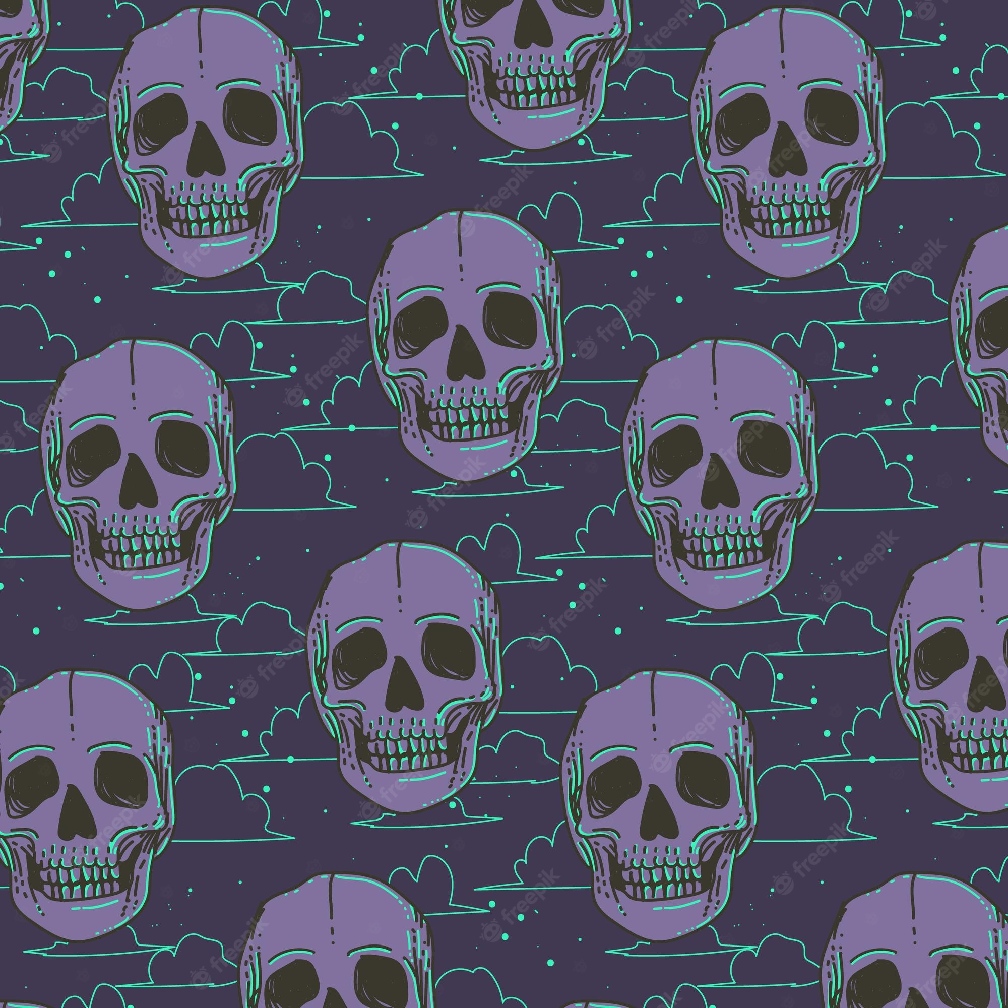 Skull wallpaper Vectors & Illustrations for Free Download