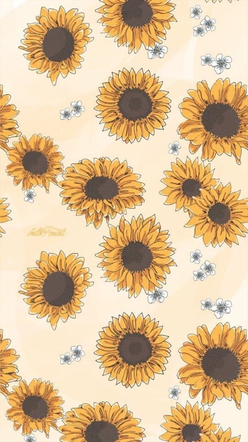 About tumblr in w a l l p a p e r s by є ʟ ı s ɑ ✿, Sunflower Yellow Tumblr Aesthetic HD phone wallpaper