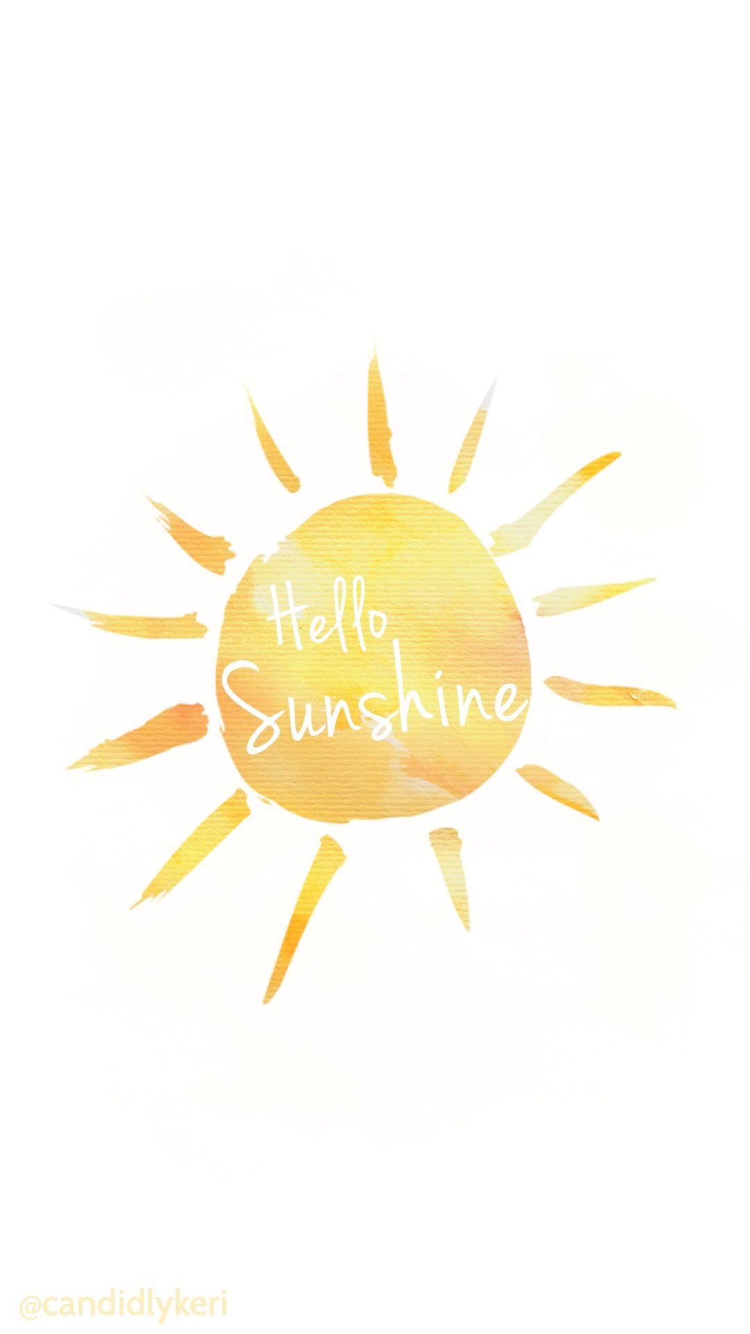 Cute Sunshine Wallpaper Free Cute Sunshine Background