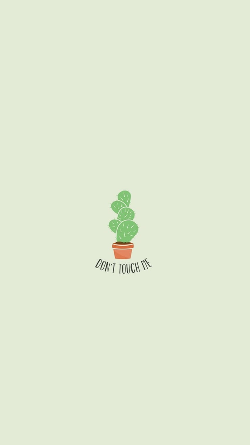 A cute cactus illustration with the words 