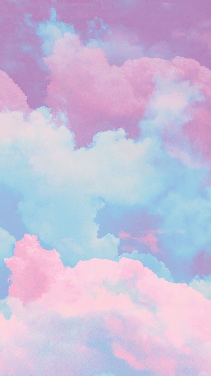 A pink and blue cloudy sky - Colorful
