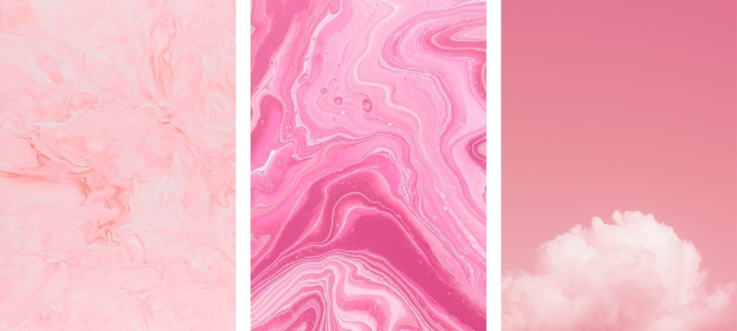 Aesthetic Pink Wallpaper For iPhone of the Snow