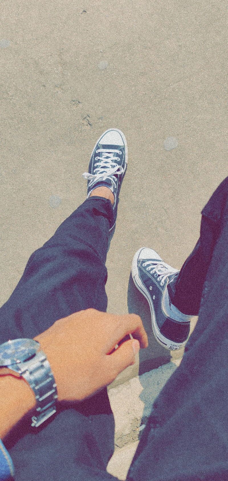 A  - Shoes, Apple Watch, Converse
