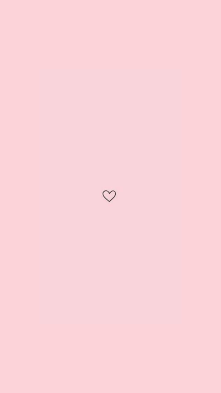 Aesthetic background with a small heart - VSCO