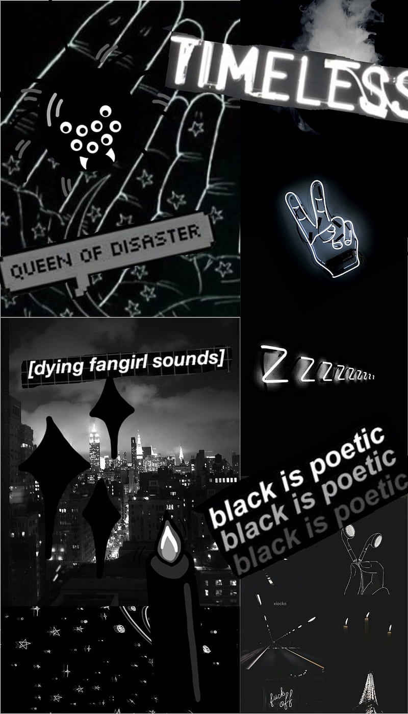 Black aesthetic, dark, depressed, emo, goth, HD phone wallpaper