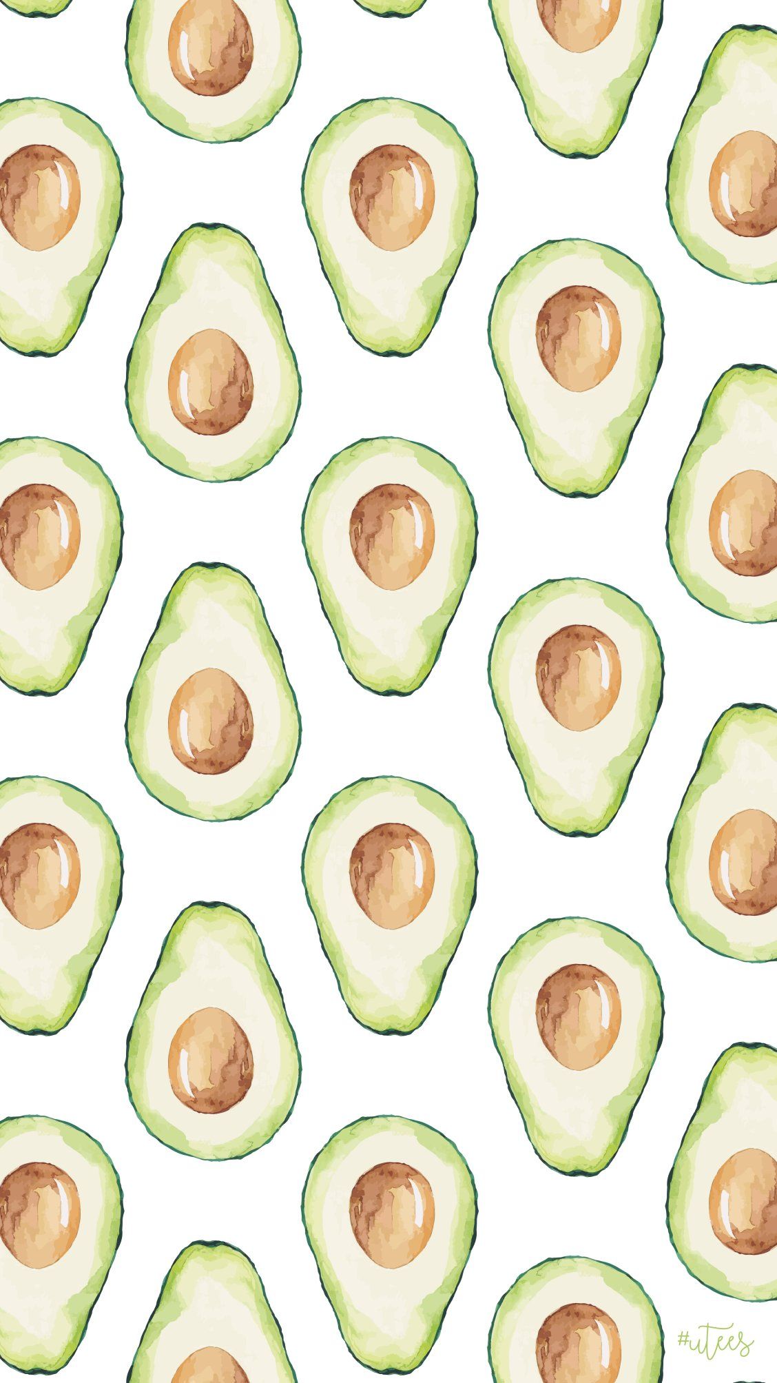 Avocado wallpaper, yes plz. Homescreen wallpaper, Fruit wallpaper, Cute patterns wallpaper