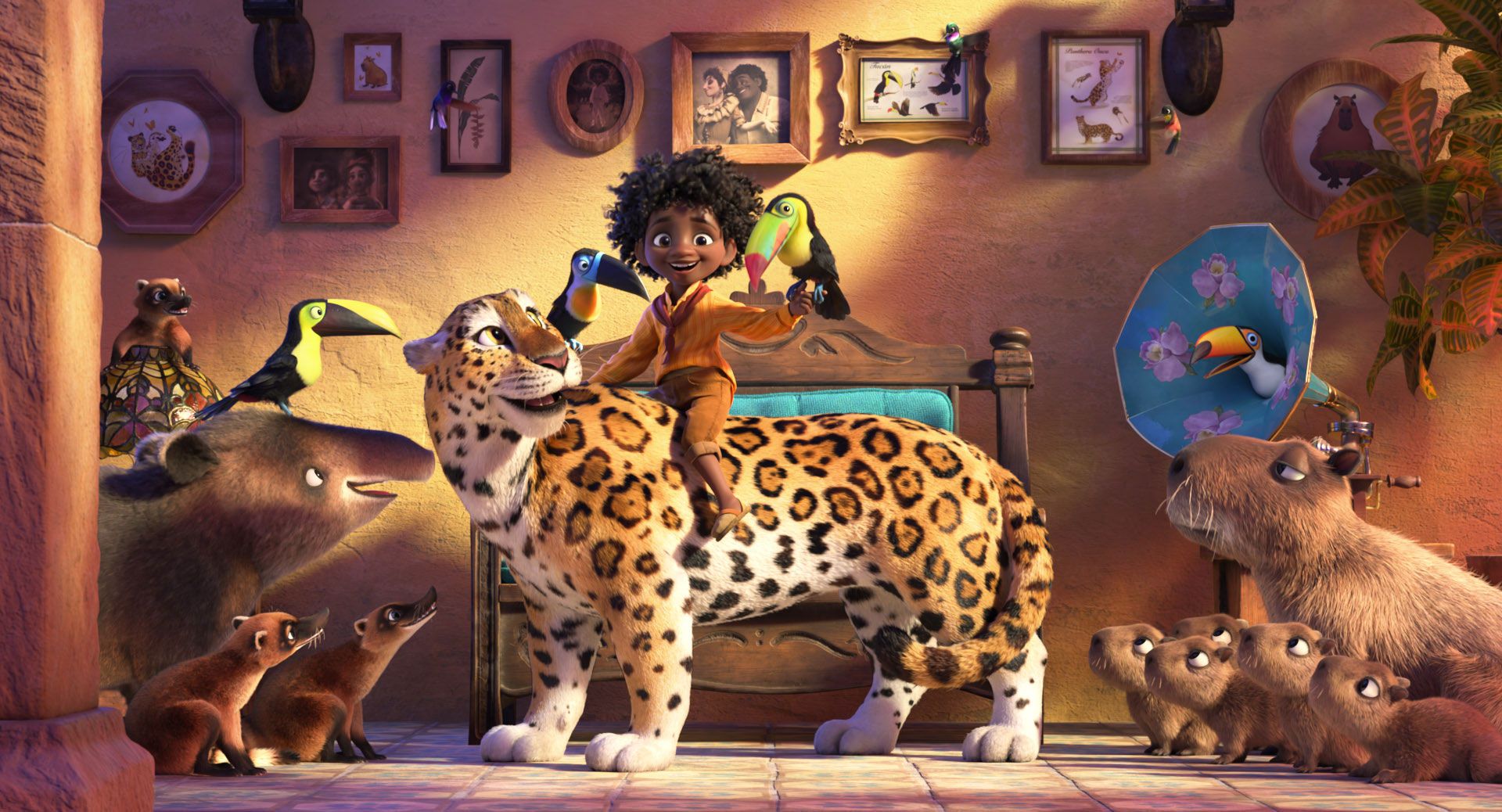 A scene from the animated movie, 'The Wild Life' - Encanto