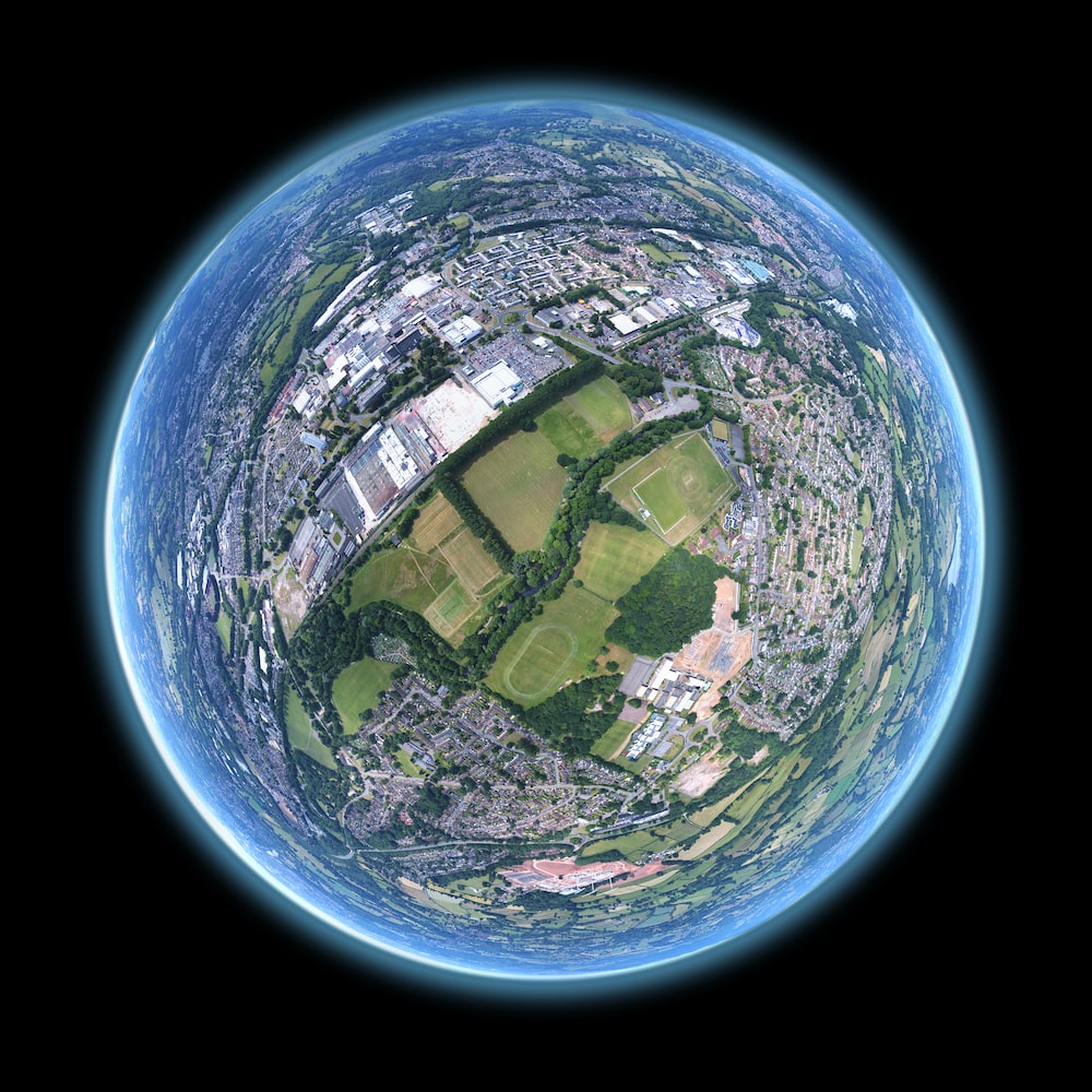 A globe with the earth on it - Earth