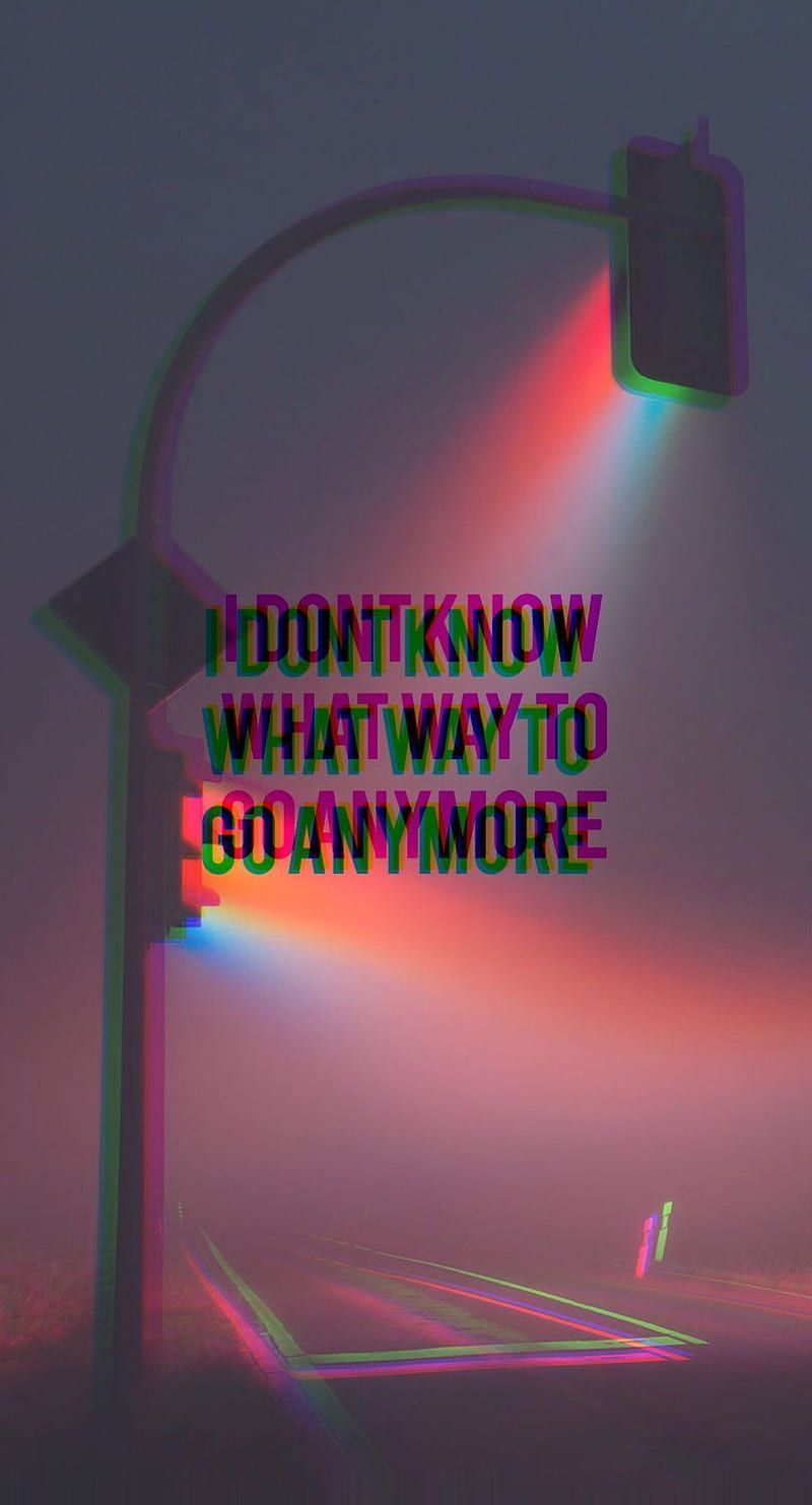 Iphone wallpaper of a traffic light with the words 