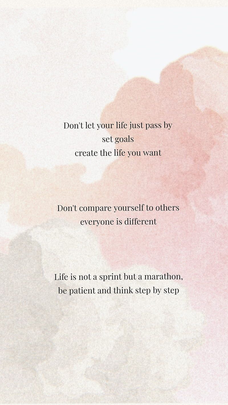 Pastel life quotes, aesthetic, affirmations, bonito, life, motivational, palette, HD phone wallpaper