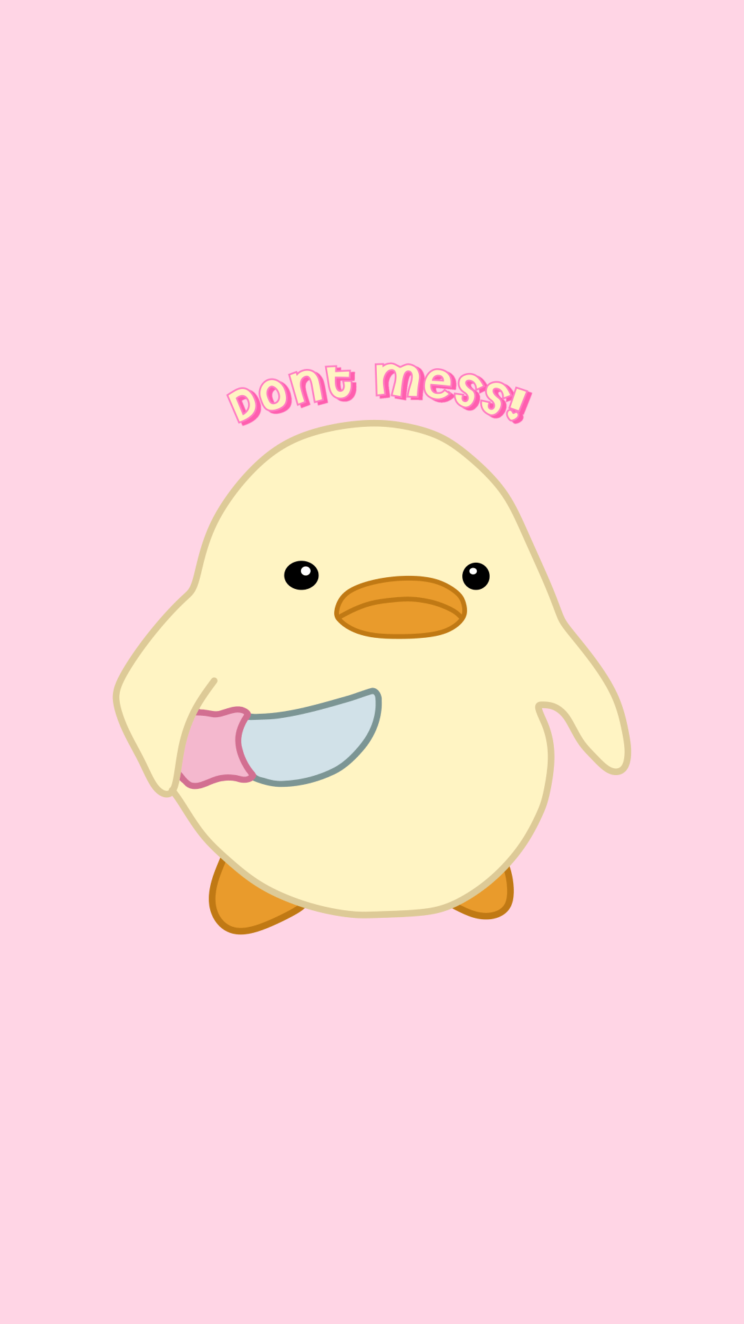 A cute penguin illustration with the phrase 