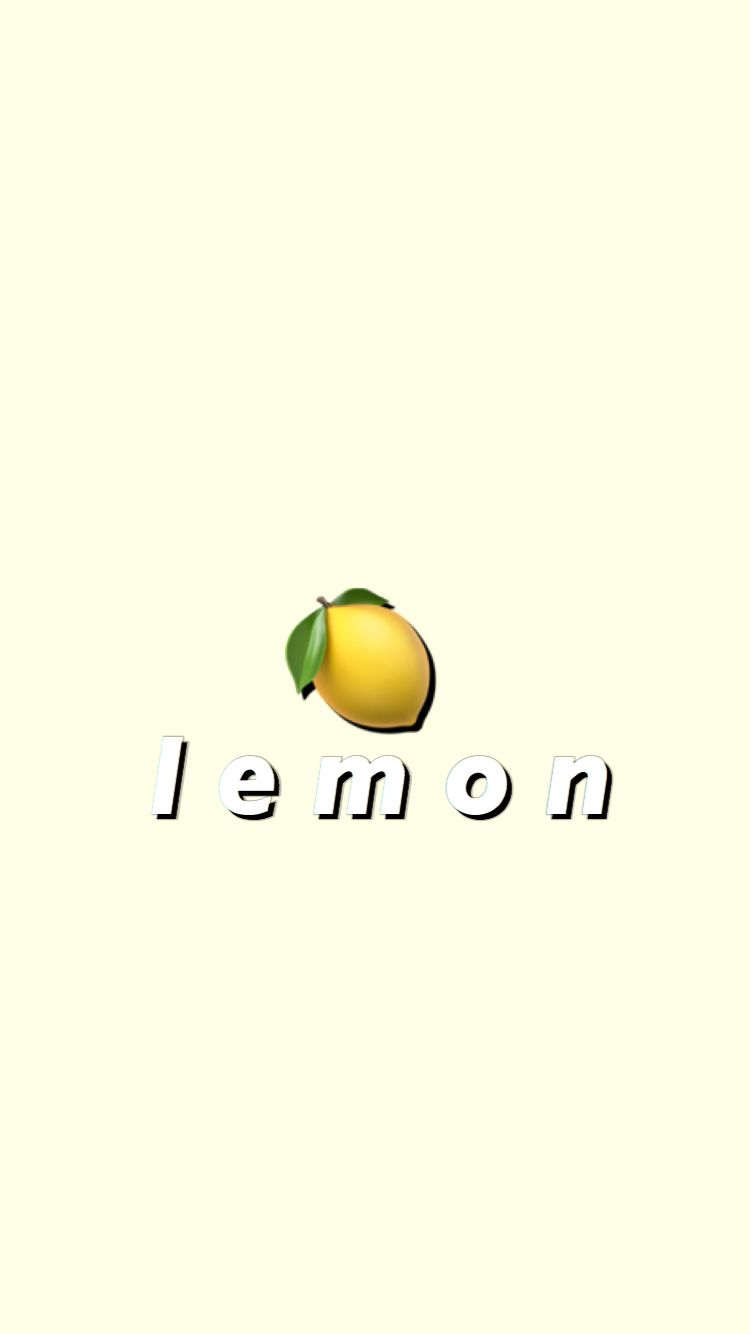 An image of a lemon with the word lemon in white letters - Lemon