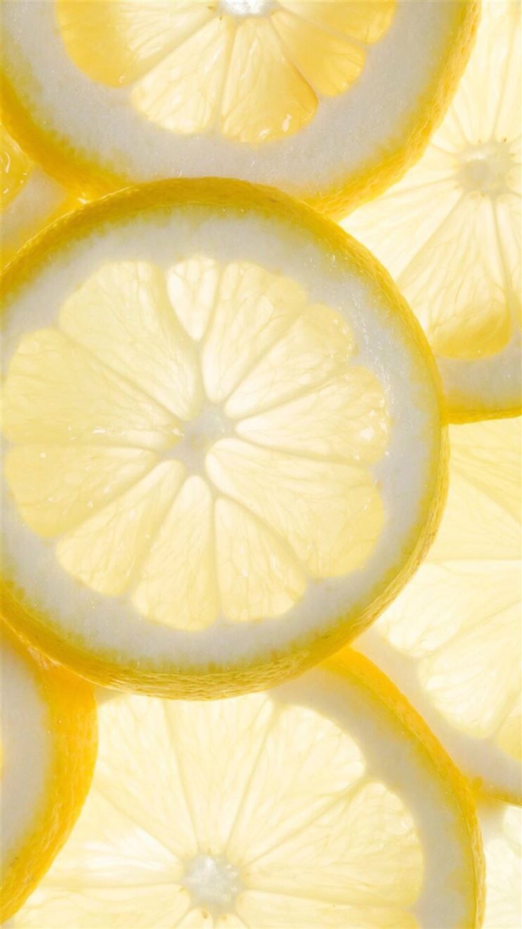 A close up of slices from lemons - Lemon