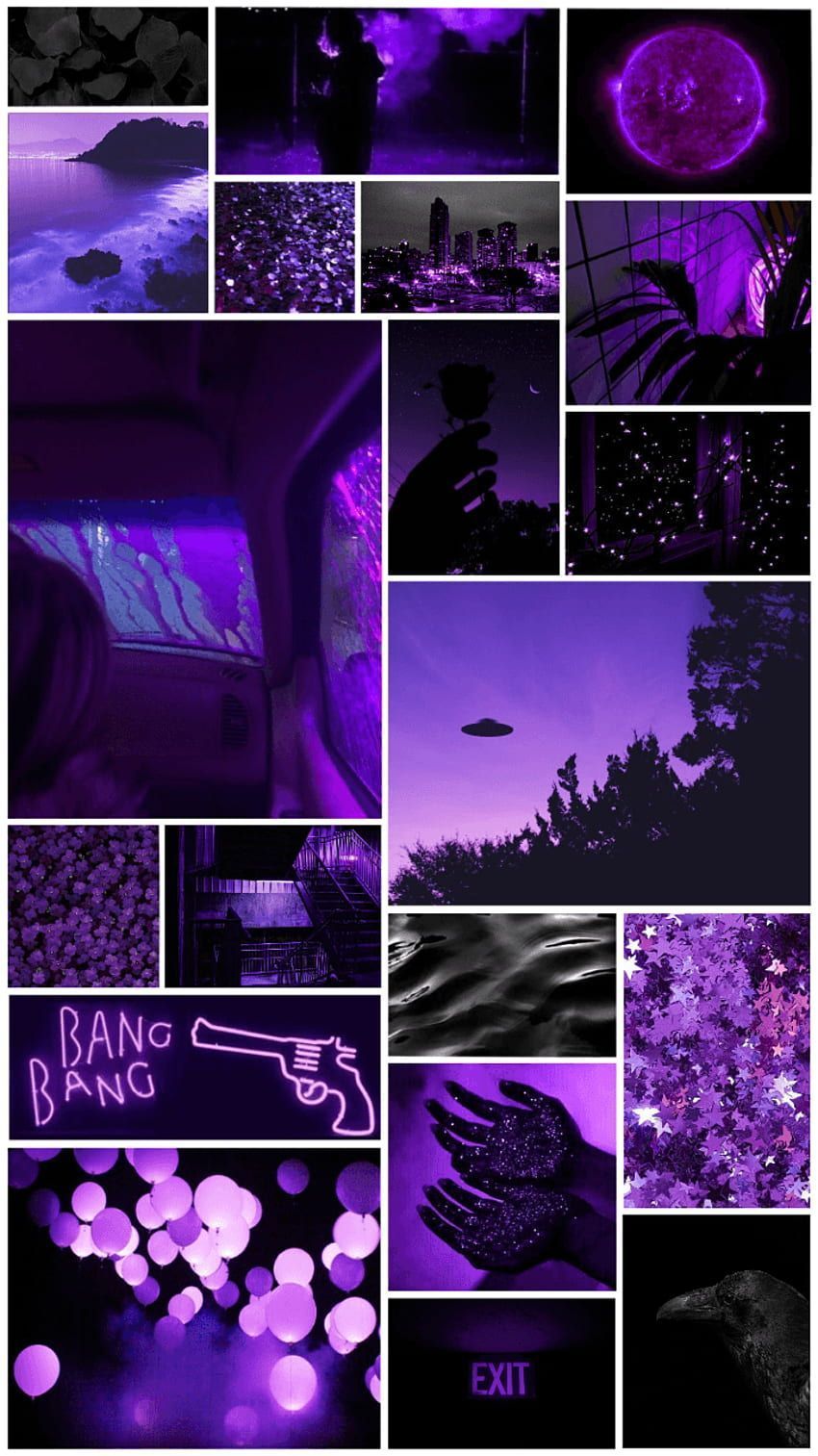 Aesthetic Black And Purple Portal, Vampire Aesthetic HD phone wallpaper