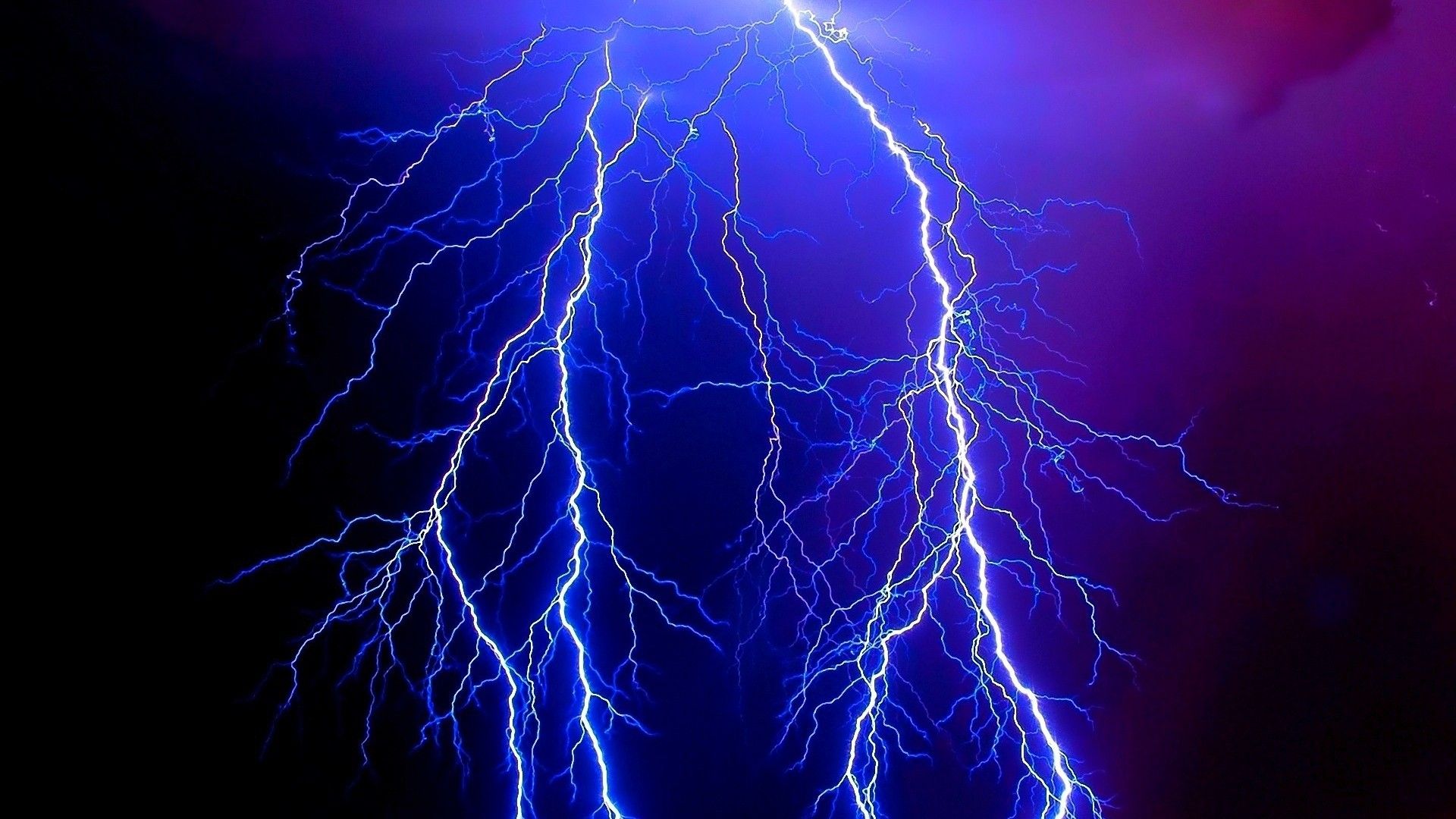 A bolt of lightning in the sky - Lightning
