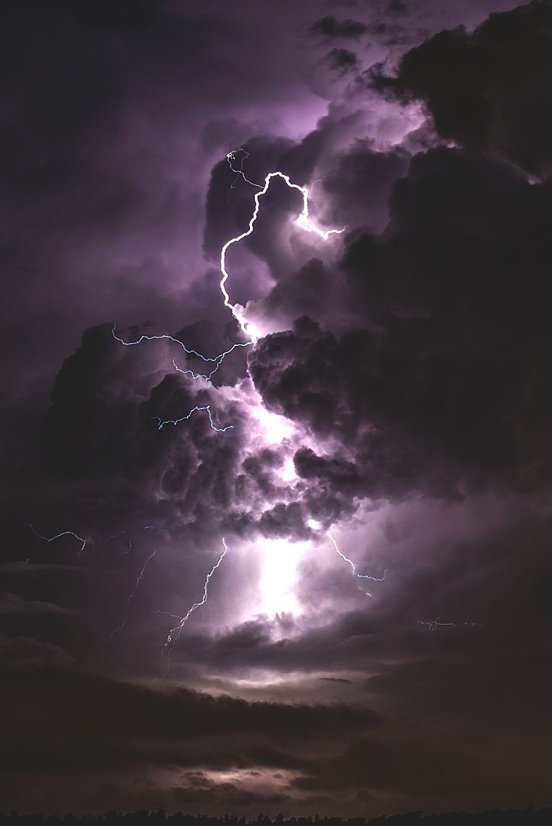 Lightning in the sky during a storm - Lightning