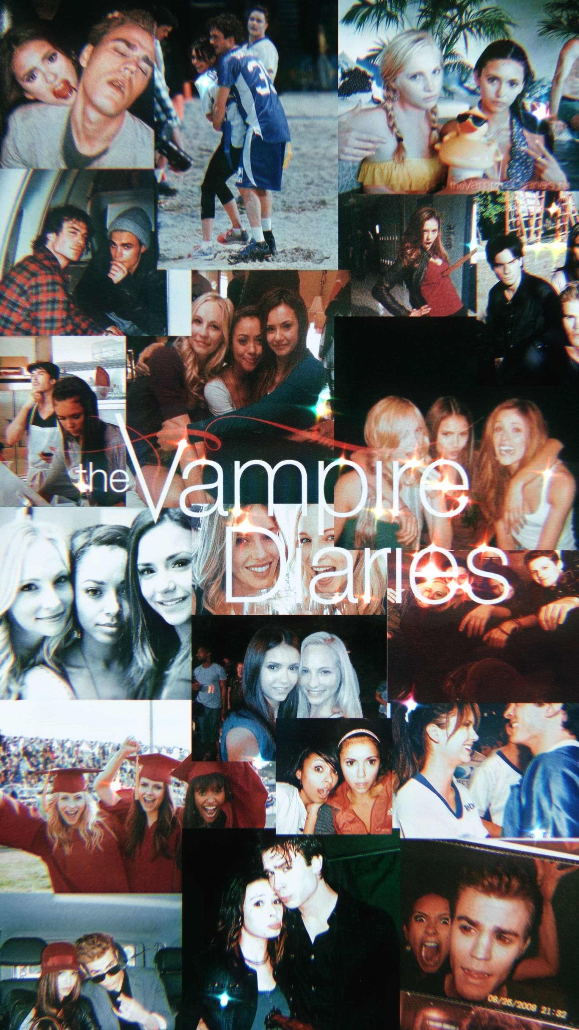 A collage of pictures from the vampire diaries - Vampire