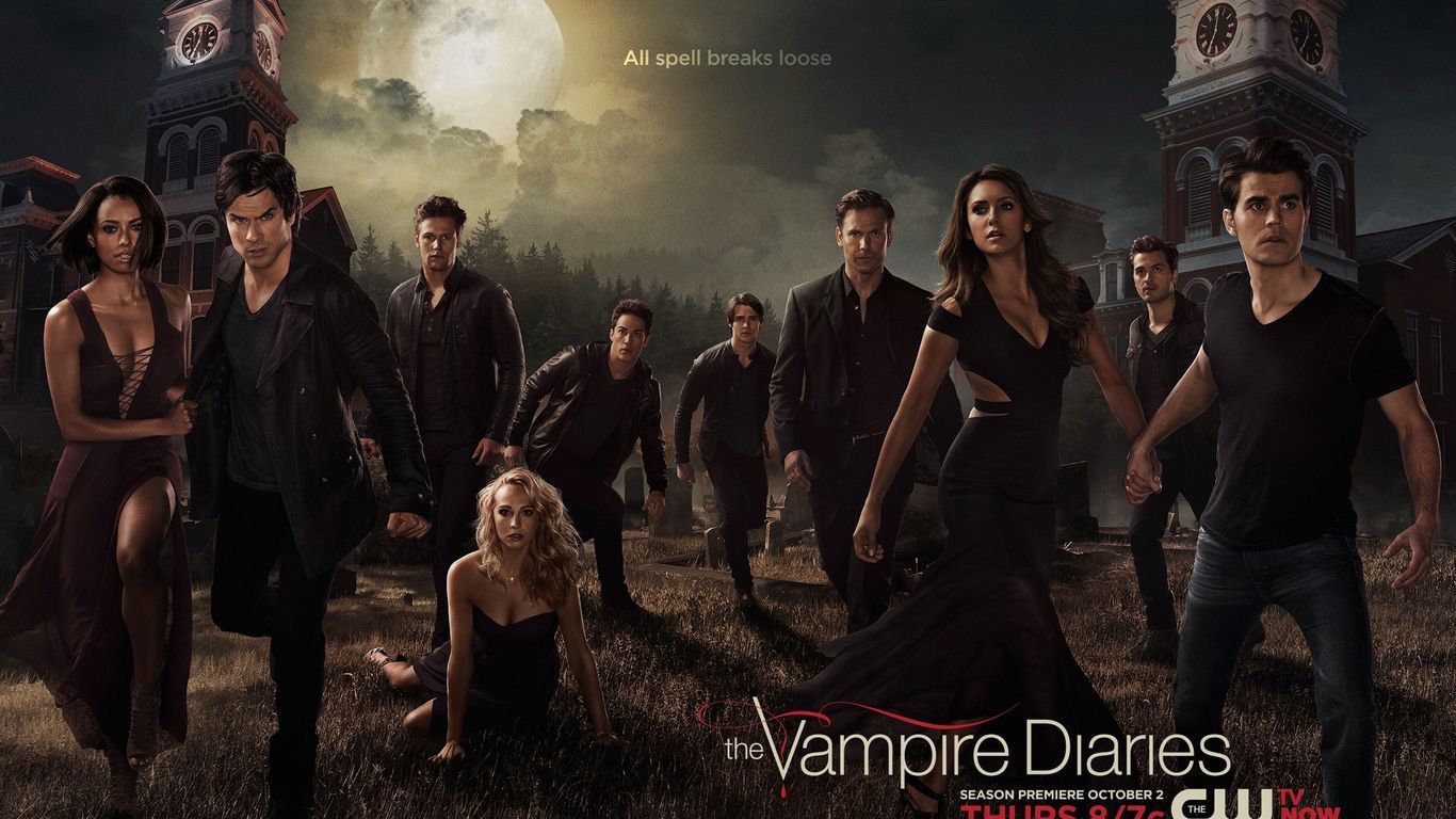 The Vampire Diaries is a popular show that is currently in its 8th season. - Vampire