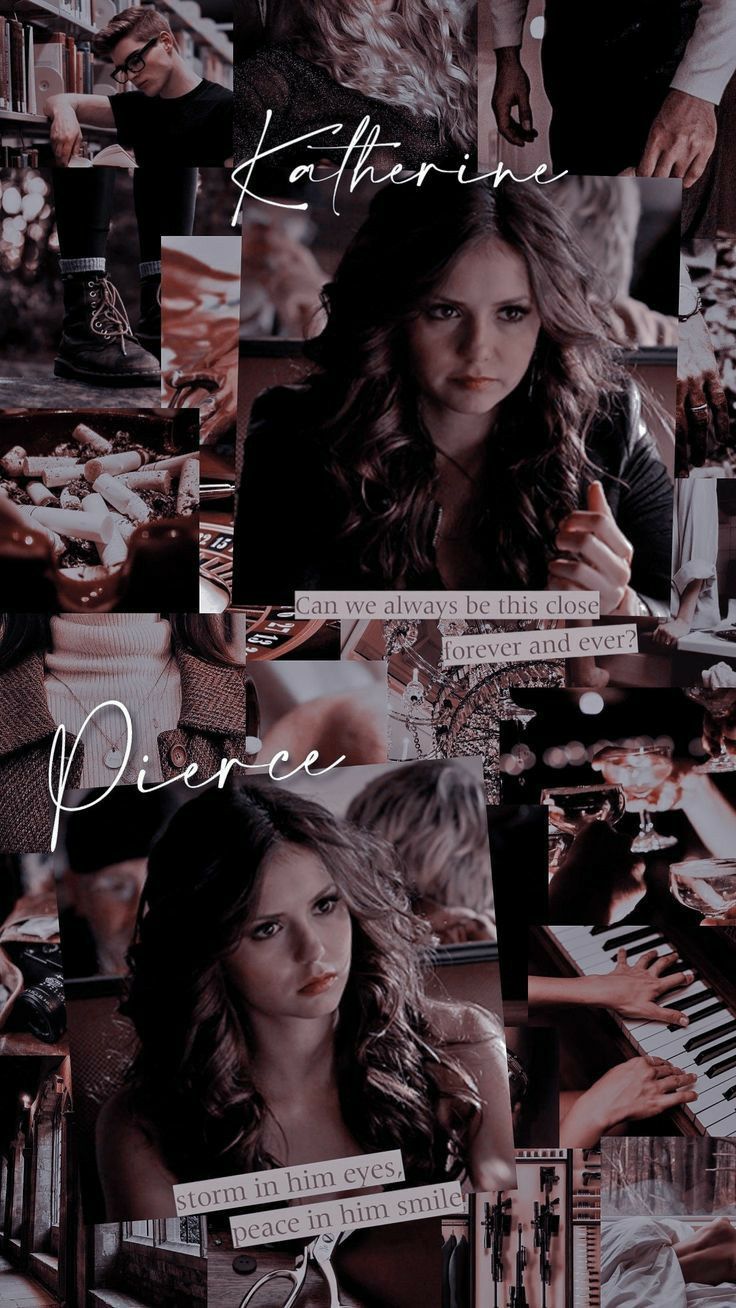 A collage of pictures with the word katherine in them - Vampire