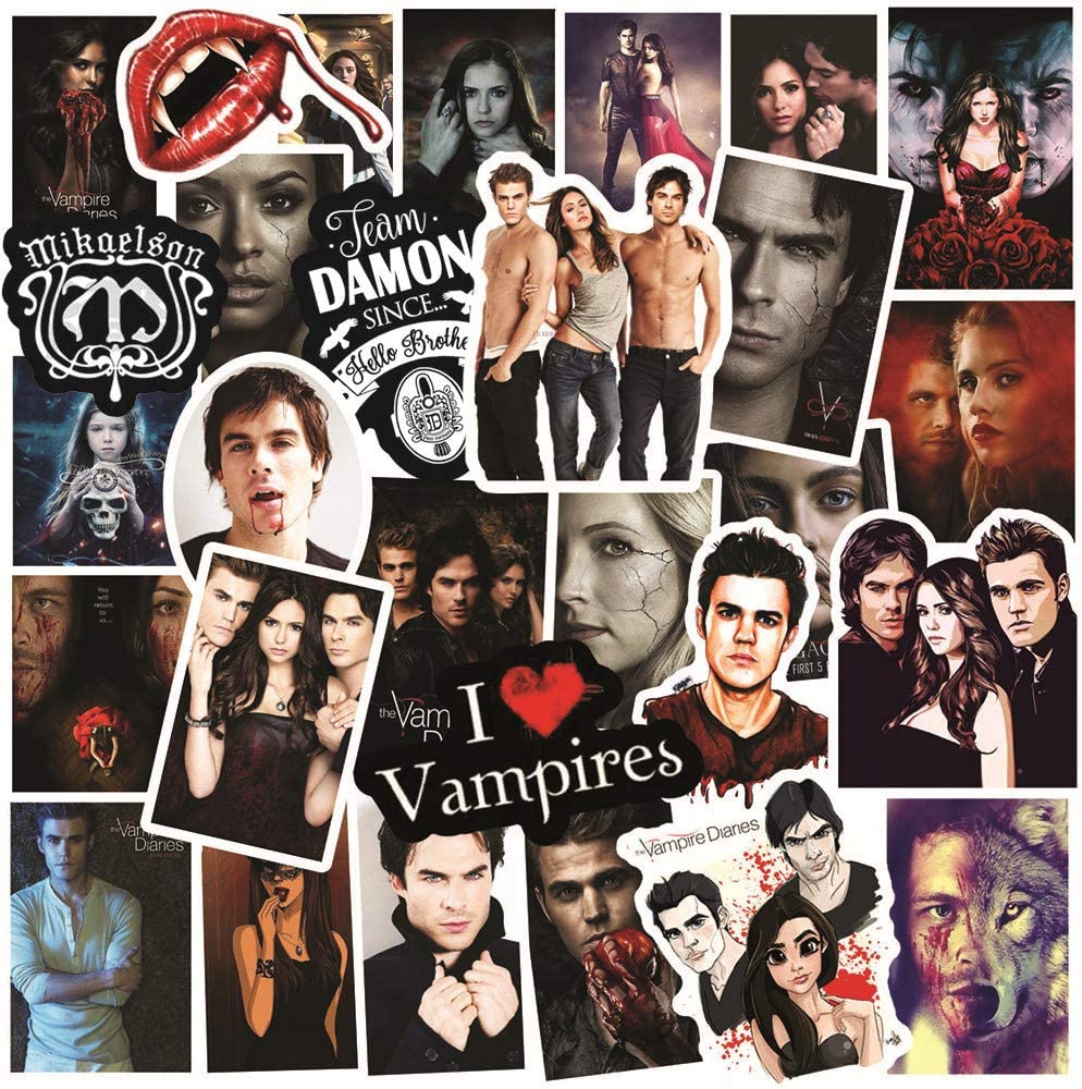 The vampire diaries collage with many different images - Vampire