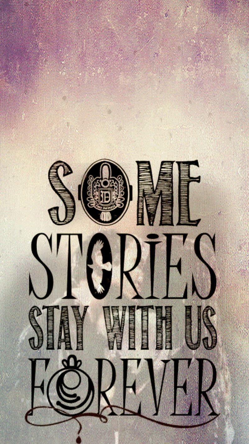 A poster that says some stories stay with us forever - Vampire