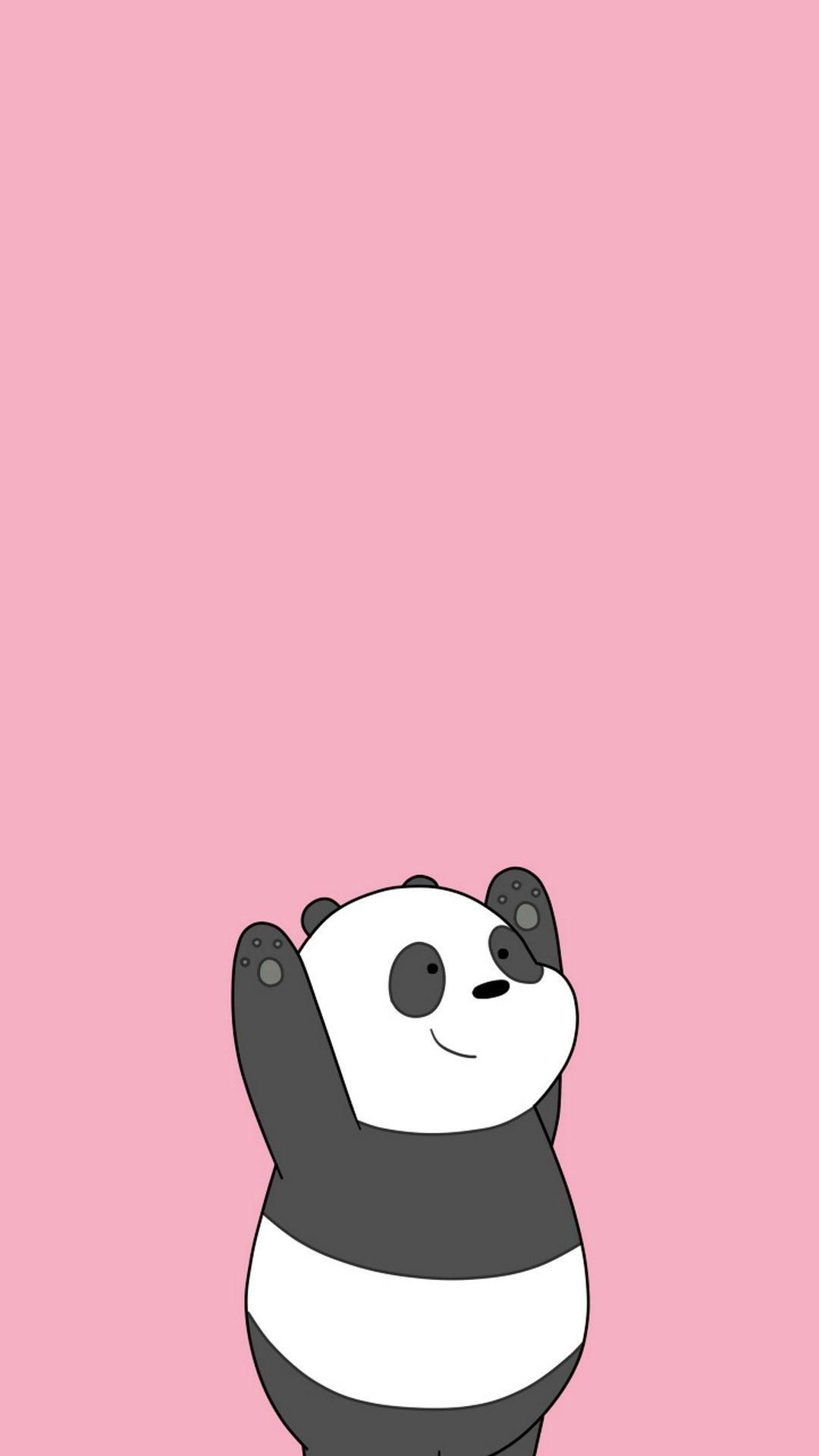 Wallpaper Panda Cute. Panda wallpaper, Panda background, Cartoon wallpaper