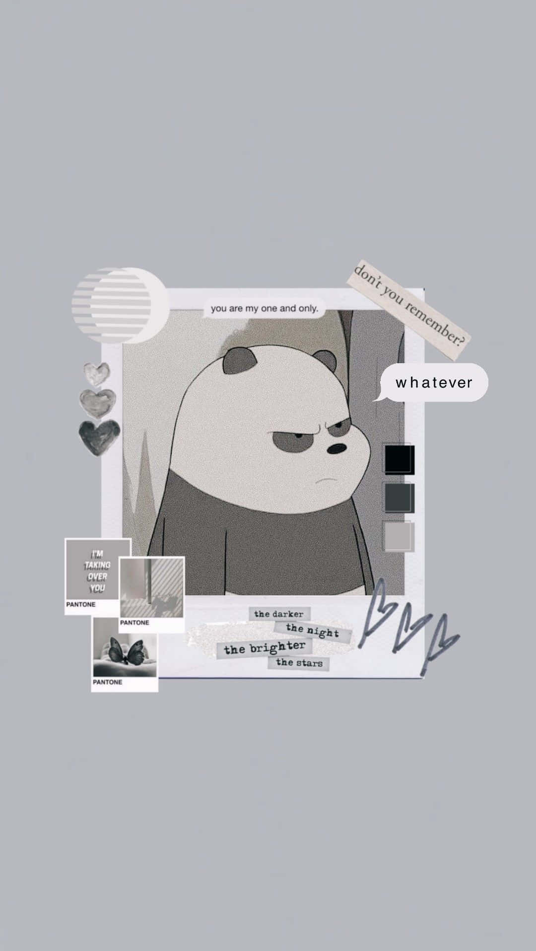 We bare bears phone background - Panda