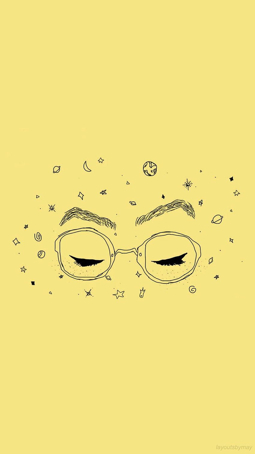 Yellow Artsy Aesthetic Drawings, Mustard Aesthetic HD phone wallpaper