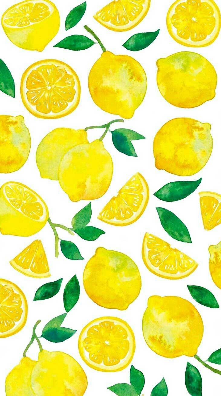 A wallpaper of lemons - Lemon