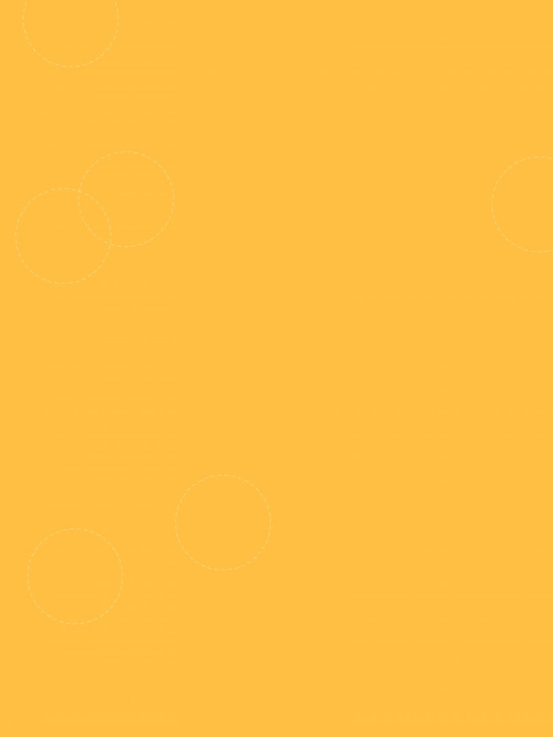 An image of a yellow background with white circles - 