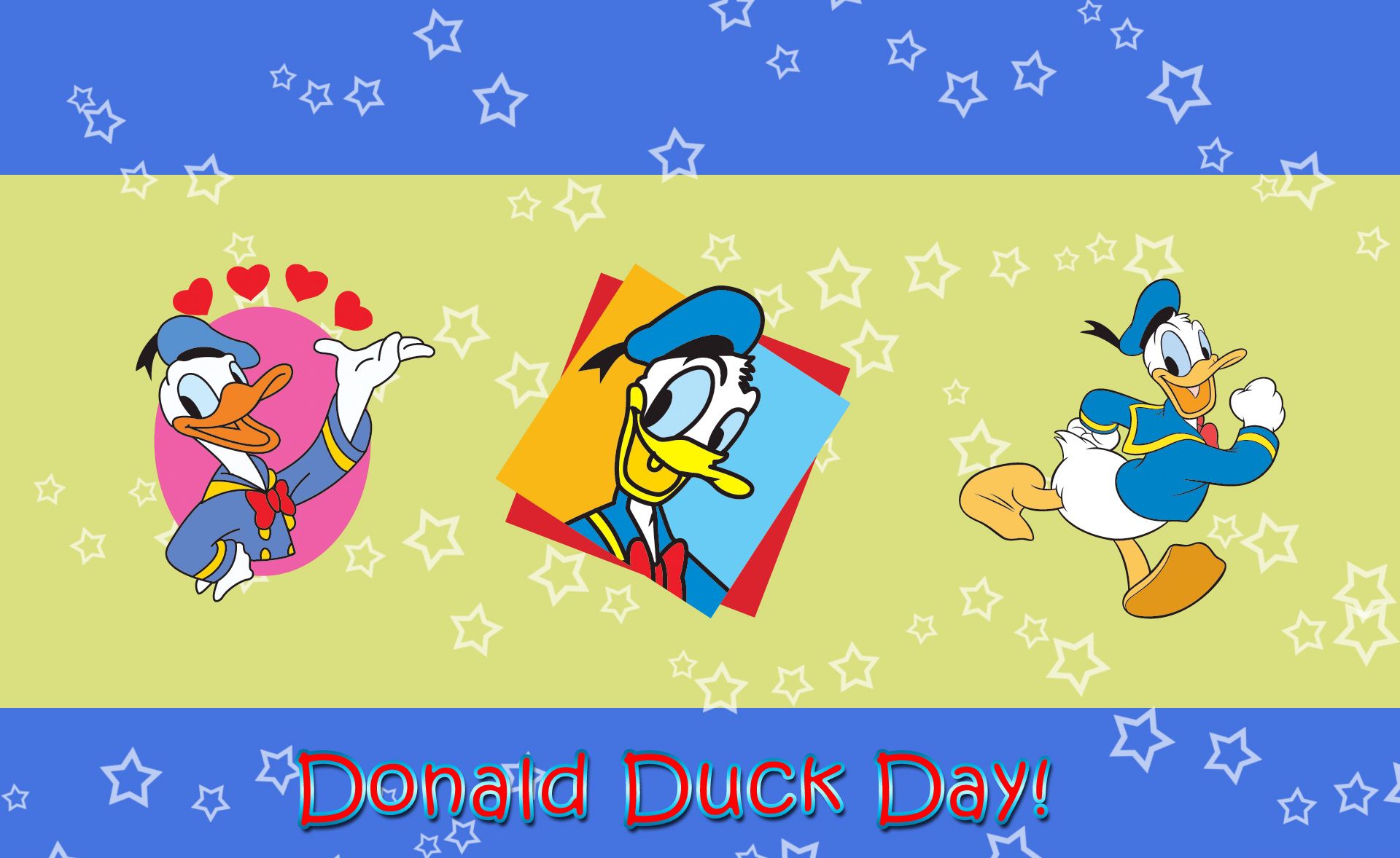 Donald duck day wallpaper for your desktop - Duck