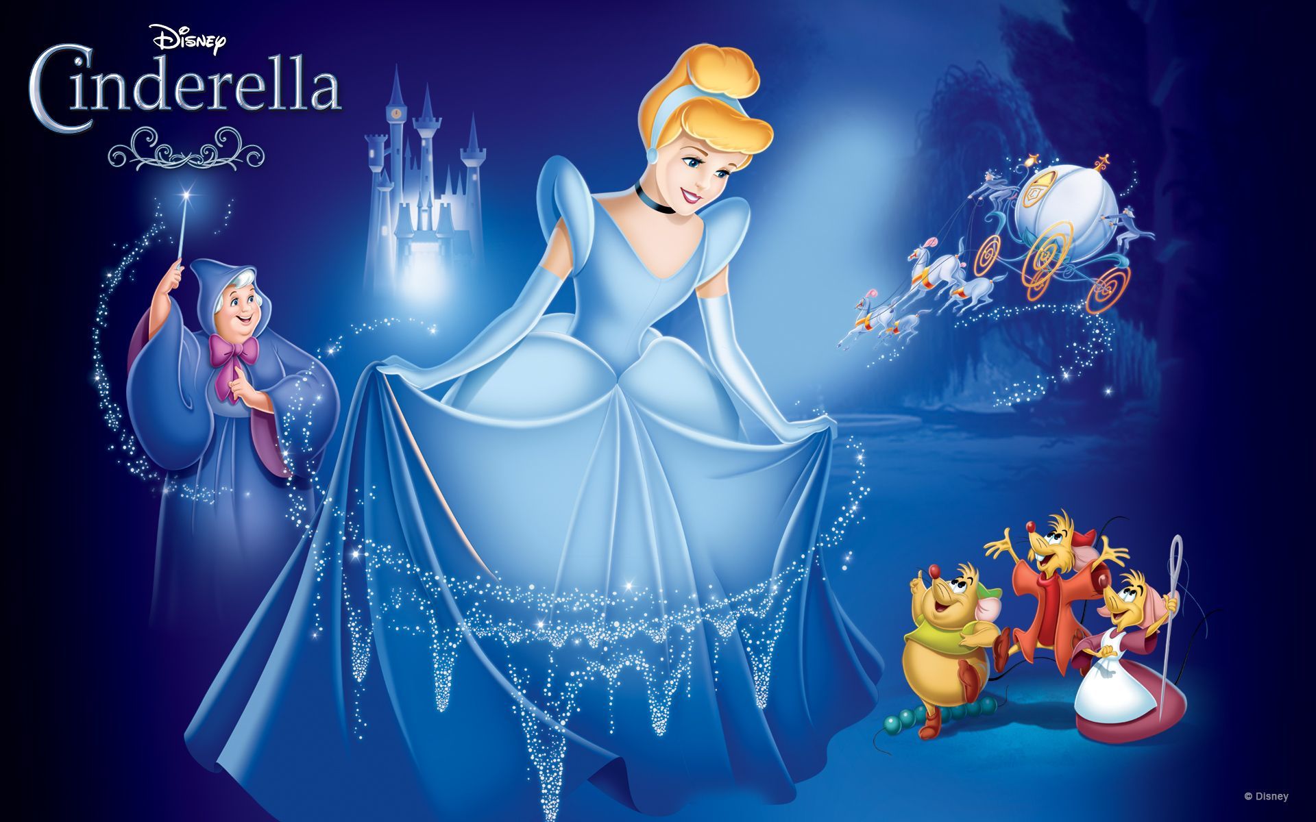 Cinderella is a 1950 American animated musical film produced by Walt Disney. It is the 12th Disney animated feature film. - 