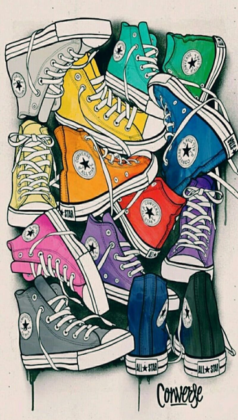 Converse, shoes, HD phone wallpaper