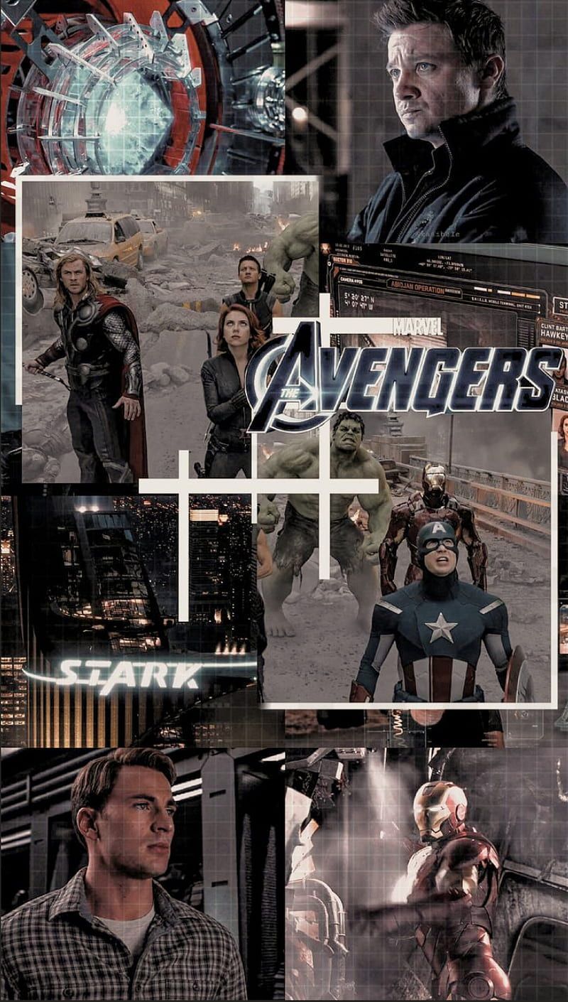 Avengers aesthetic, avengers, black widow, captain america, clint barton, hawkeye, HD phone wallpaper