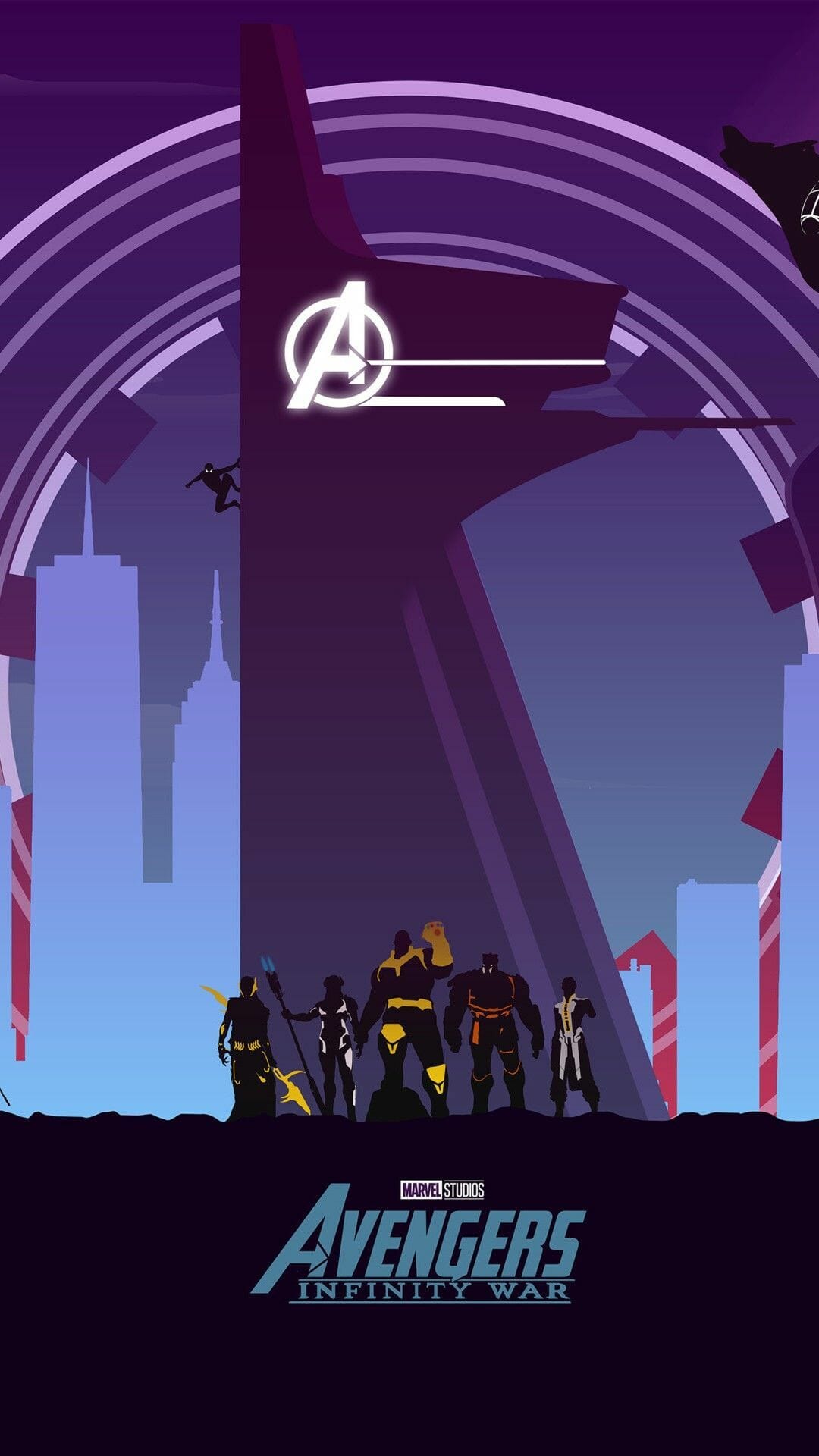 Avengers Infinity War Artwork Minimal Wallpaper. HD Wallpaper